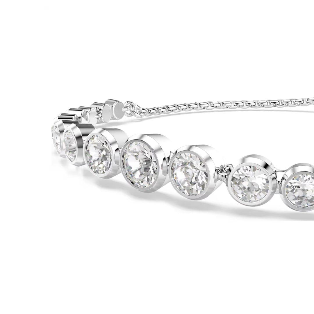 Swarovski Imber Tennis rannekoru, vaalea metalli ja kirkkaat kristallit, 5705451