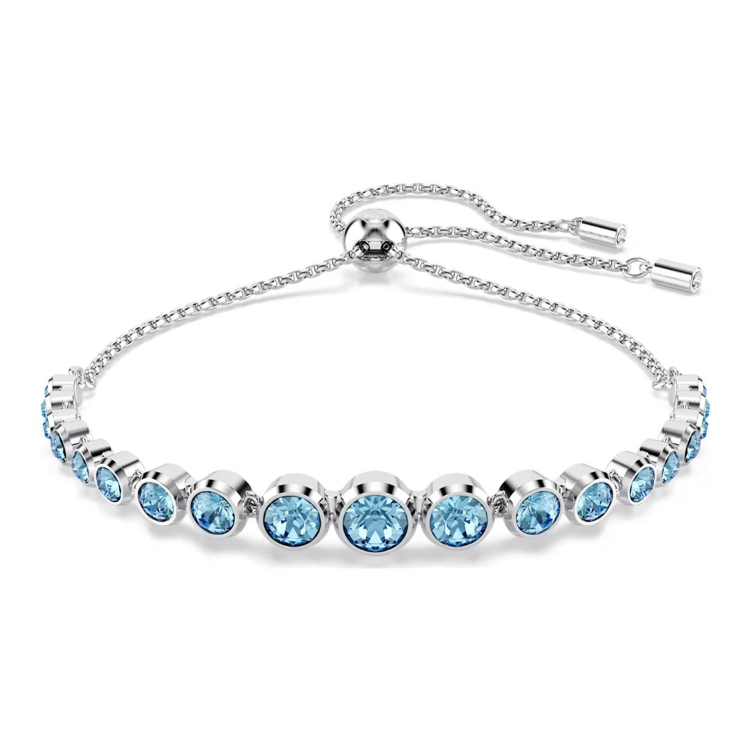 Swarovski Imber Tennis rannekoru, vaalea metalli ja siniset kristallit, 5719282