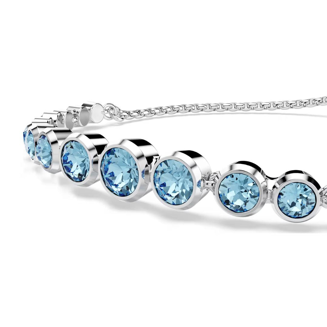 Swarovski Imber Tennis rannekoru, vaalea metalli ja siniset kristallit, 5719282