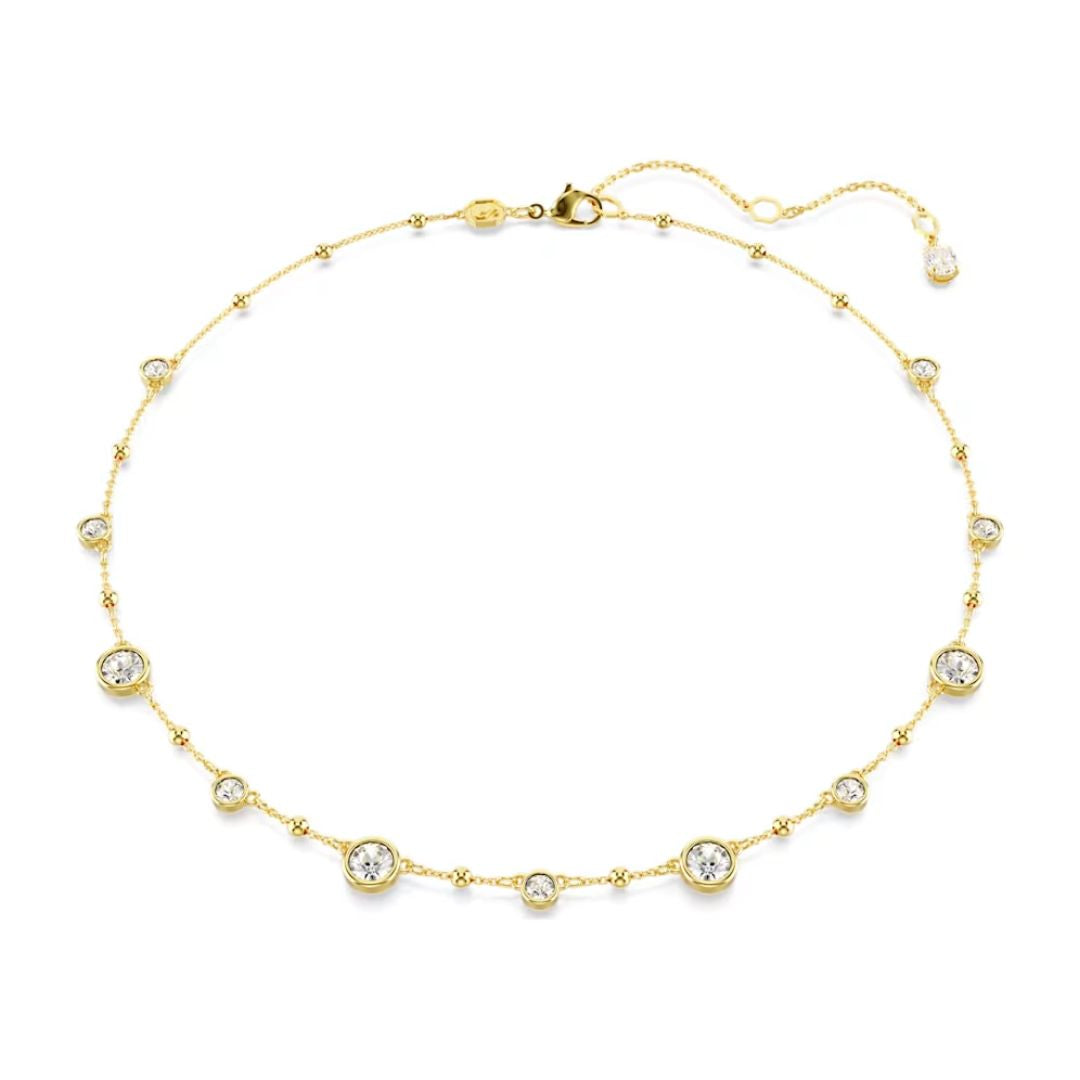 Swarovski Imber kaulakoru, keltakullanväri ja kirkkaat kristallit, 5680090