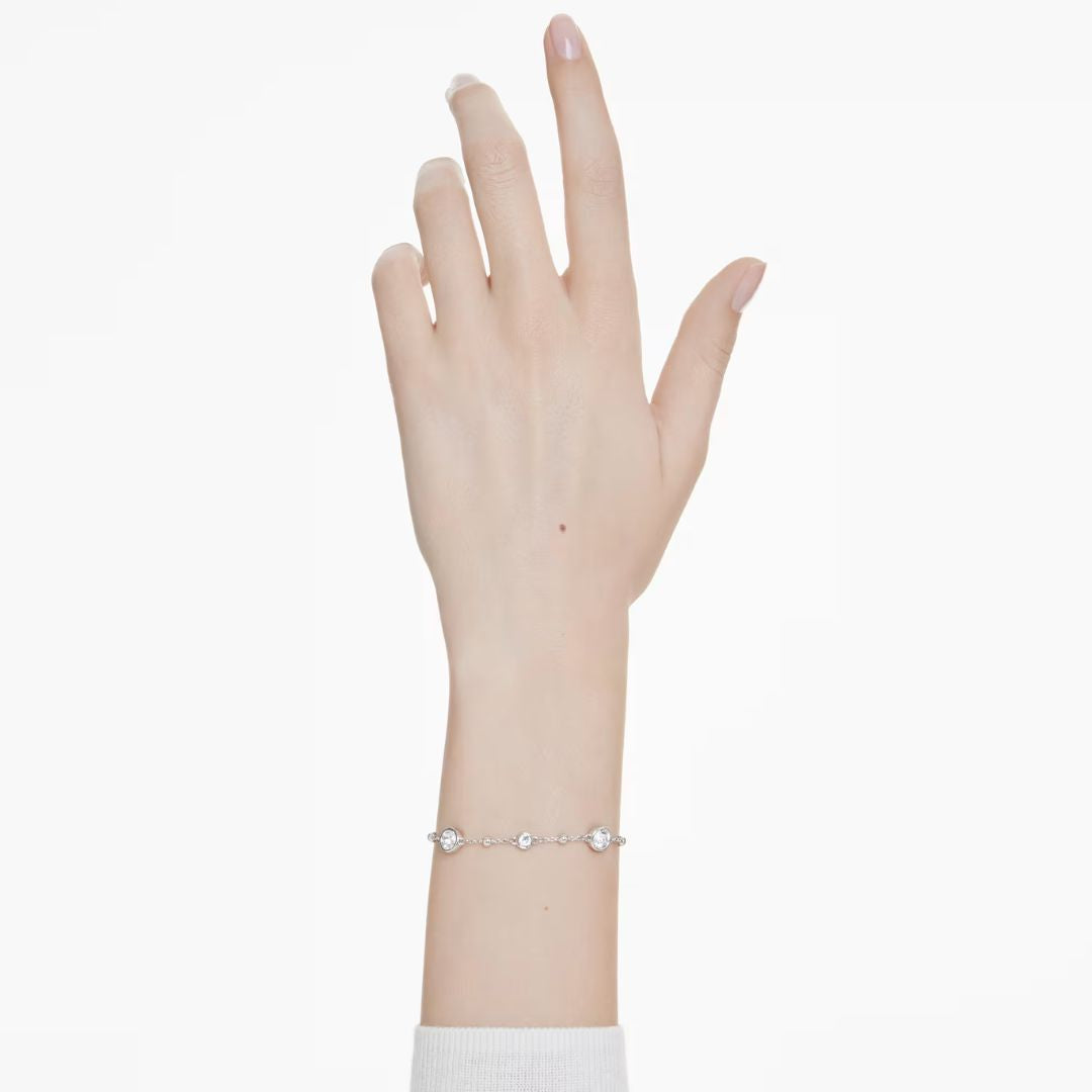 Swarovski Imber rannekoru, vaalea metalli ja kirkkaat kristallit, 5696079