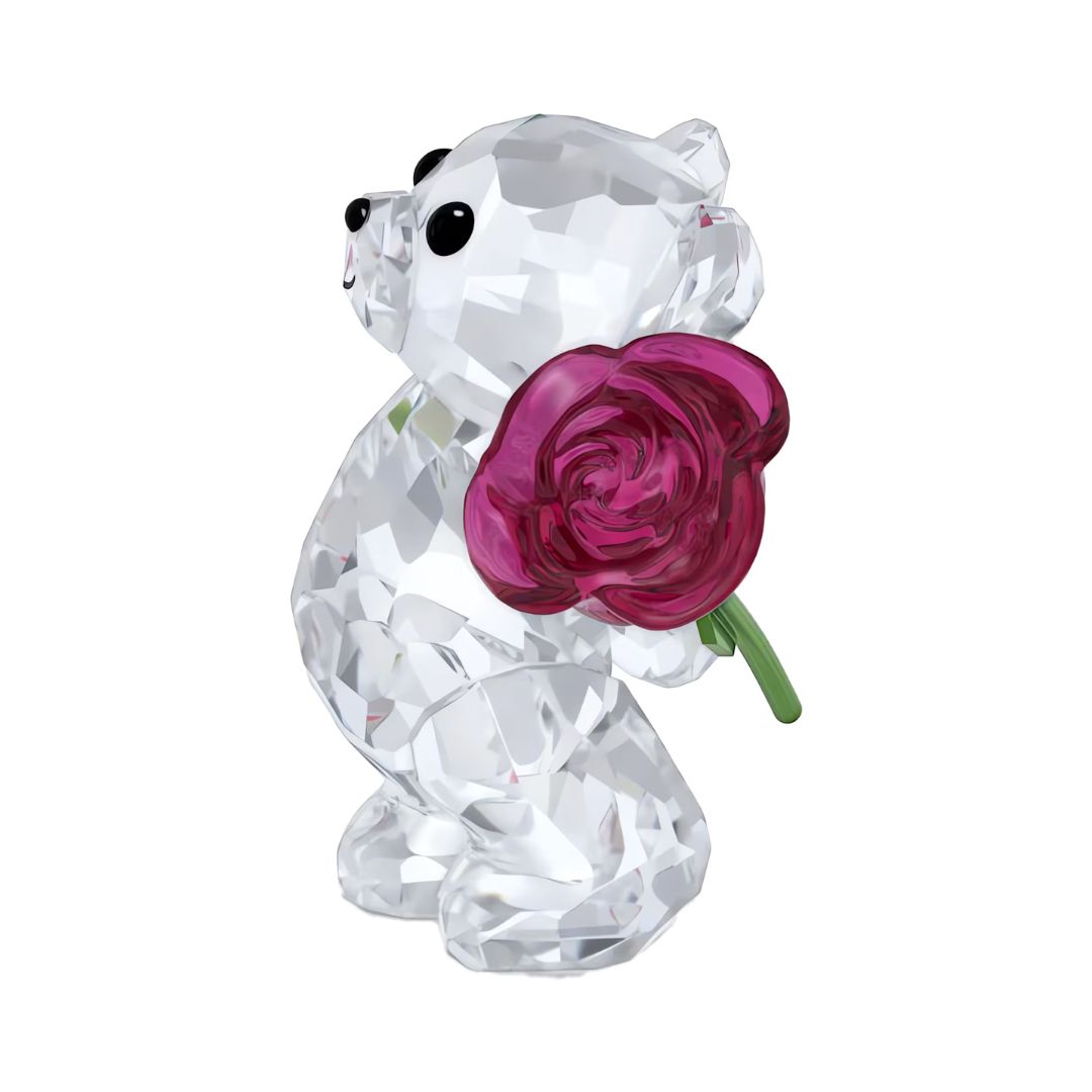 Swarovski Kris Bear A Rose with Love -kristallifiguuri 5691390