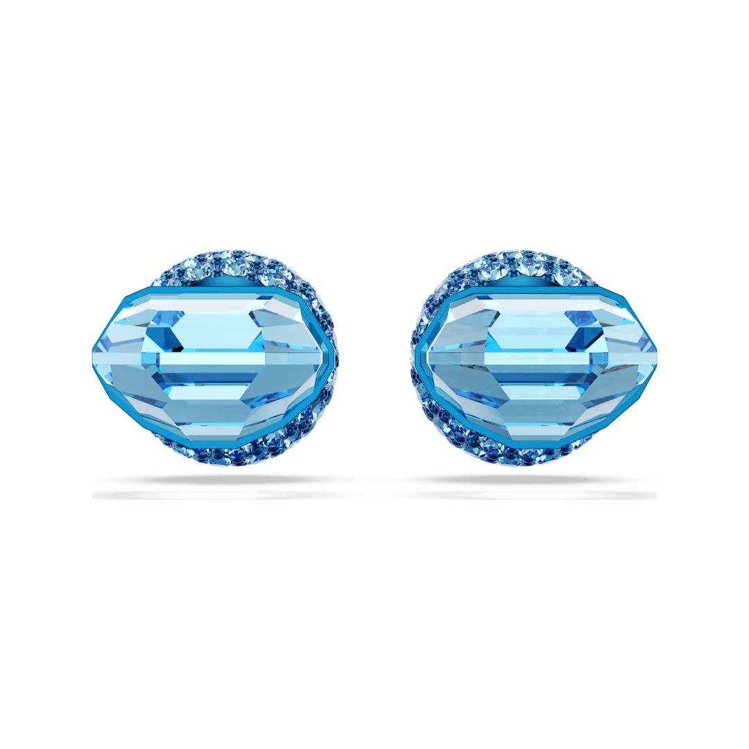 Swarovski Lucent korvakorut, sininen metalli ja siniset kristallit 5680693