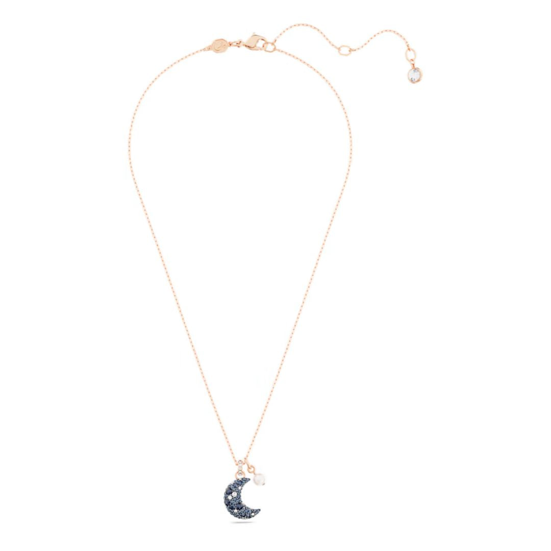 Swarovski Luna riipus, ruusukullanväri ja eri väriset kristallit 5671585