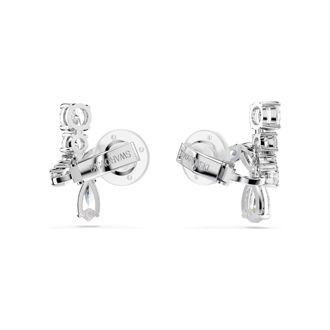 Swarovski Matrix Clip korvakorut, vaalea metalli ja kirkkaat zirkonit 5692523