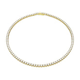 Swarovski Matrix Tennis kaulakoru, koko M, keltakullanväri ja kirkkaat kristallit 5681795