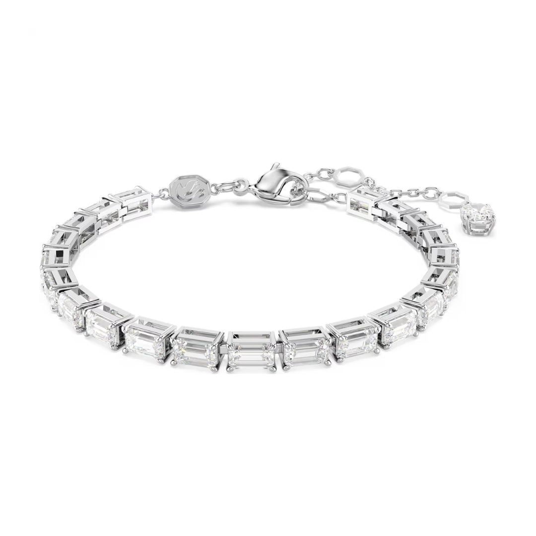 Swarovski Matrix Tennis rannekoru, vaalea metalli ja kirkkaat kristallit, 5707200