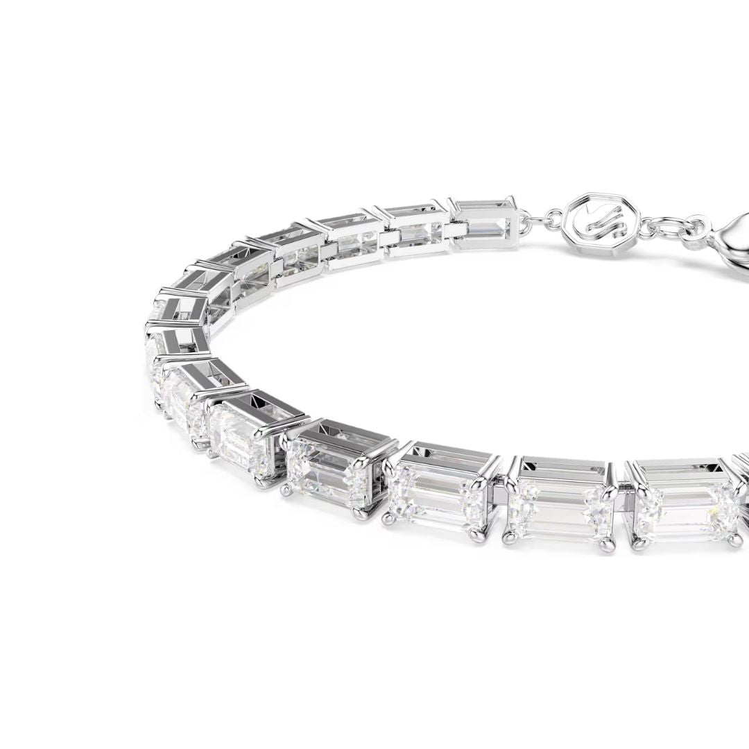 Swarovski Matrix Tennis rannekoru, vaalea metalli ja kirkkaat kristallit, 5707200