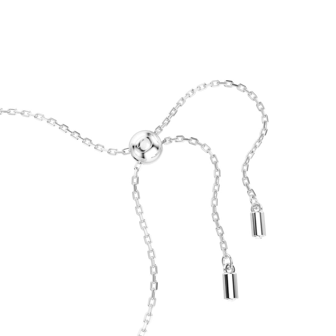 Swarovski Matrix Tennis rannekoru, vaalea metalli kirkkailla kristalleilla ja sinisellä zirkonilla 5693412