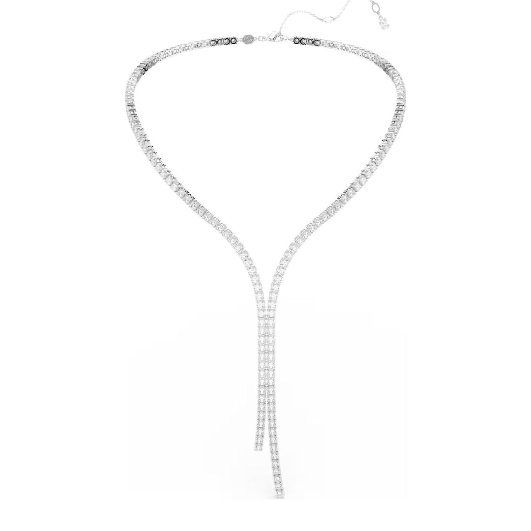Swarovski Matrix Y kaulakoru, vaalea metalli ja kirkkaat kristallit, 5707988