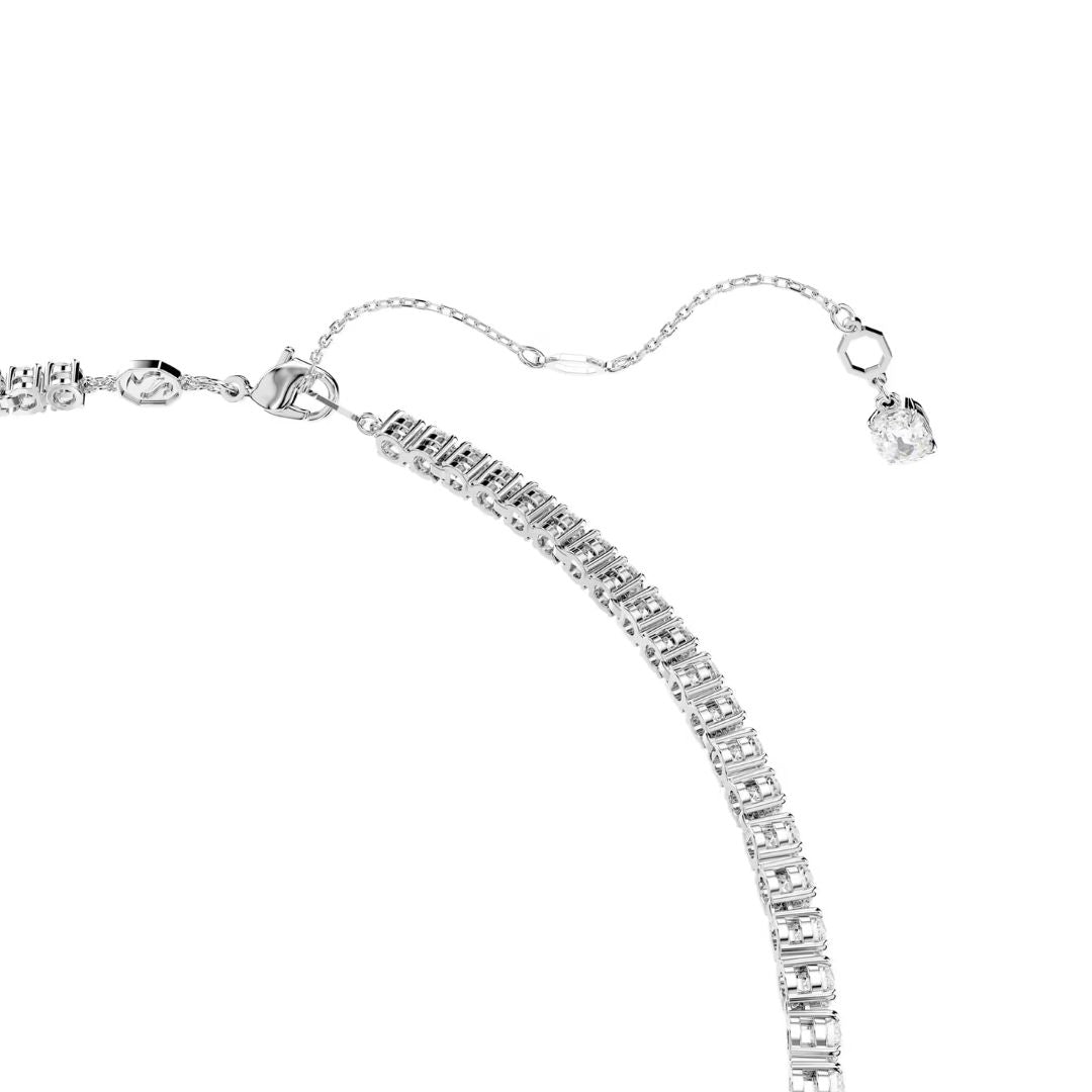 Swarovski Matrix Y kaulakoru, vaalea metalli ja kirkkaat kristallit, 5707988