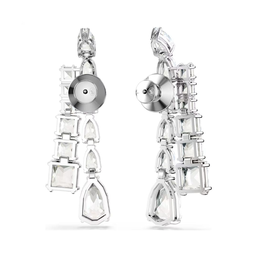 Swarovski Matrix korvakorut, vaalea metalli ja kirkkaat kristallit 5692515