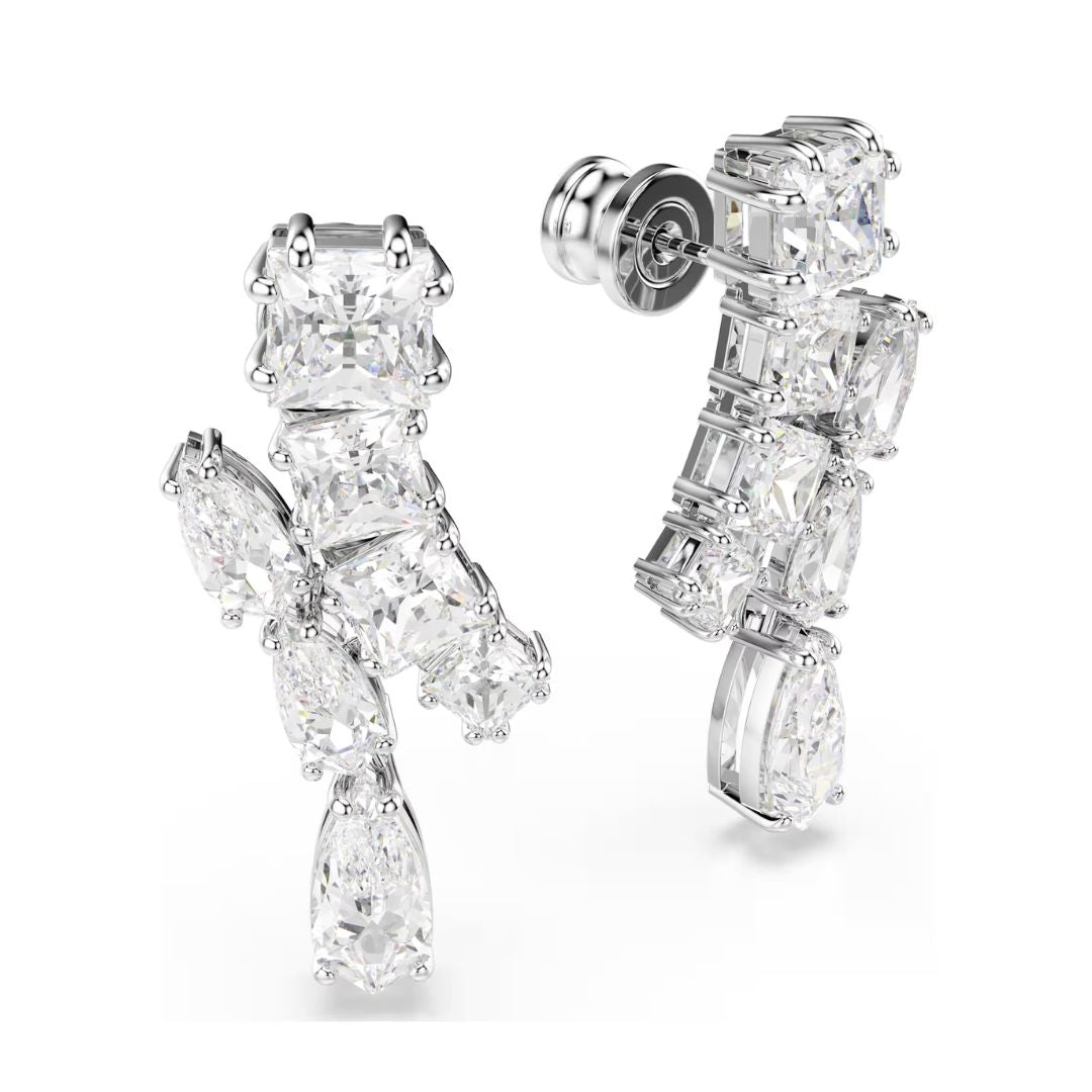 Swarovski Matrix korvakorut, vaalea metalli ja kirkkaat zirkonit 5700418