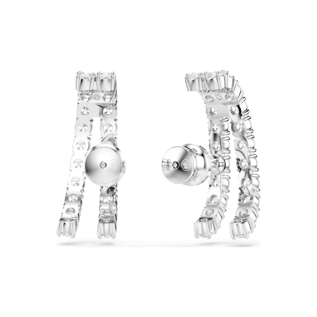 Swarovski Matrix korvakorut, vaalea metalli ja kirkkaat zirkonit 5705835