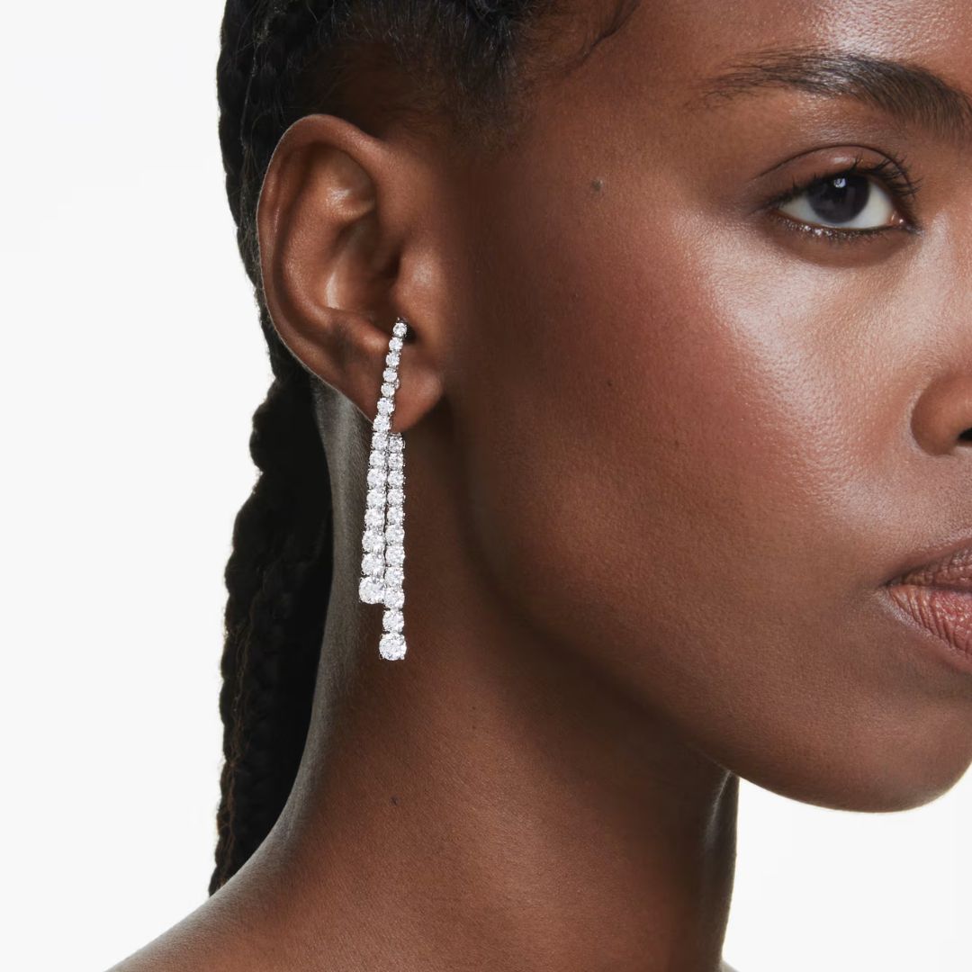 Swarovski Matrix korvakorut, vaalea metalli ja kirkkaat zirkonit 5709257