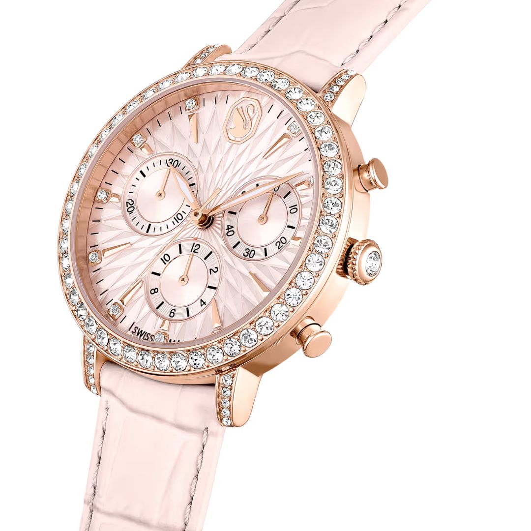 Swarovski Matrix rannekello, ruusukullanvärinen ja kirkkaat kristallit, 5698300