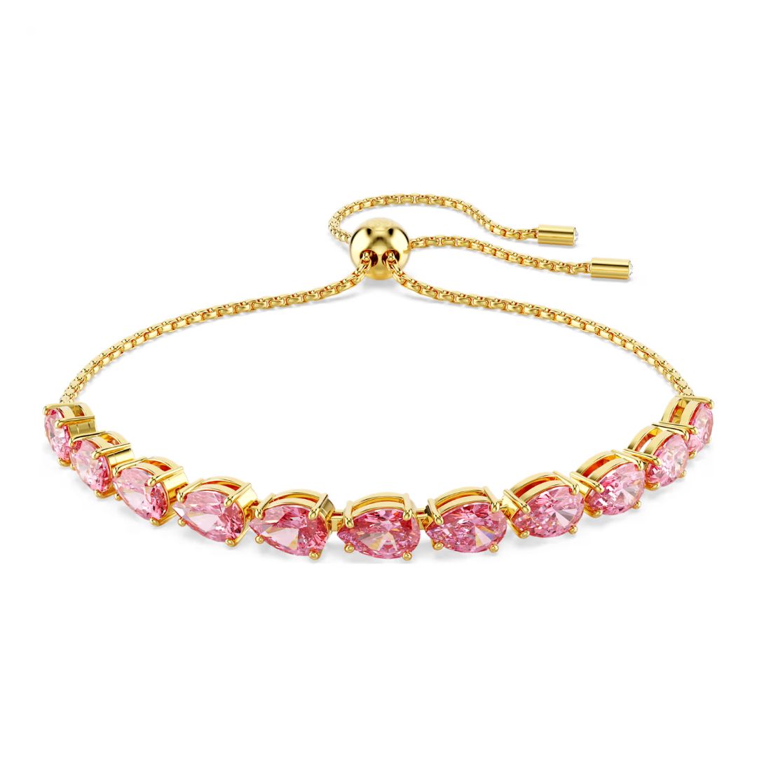 Swarovski Matrix Bracelet, Rose Gold-Tone and Pink Crystals 5707187