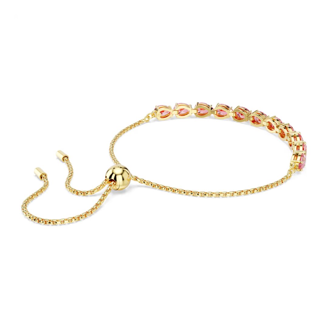 Swarovski Matrix rannekoru, ruusukullanväri ja vaaleanpunaiset kristallit 5707187