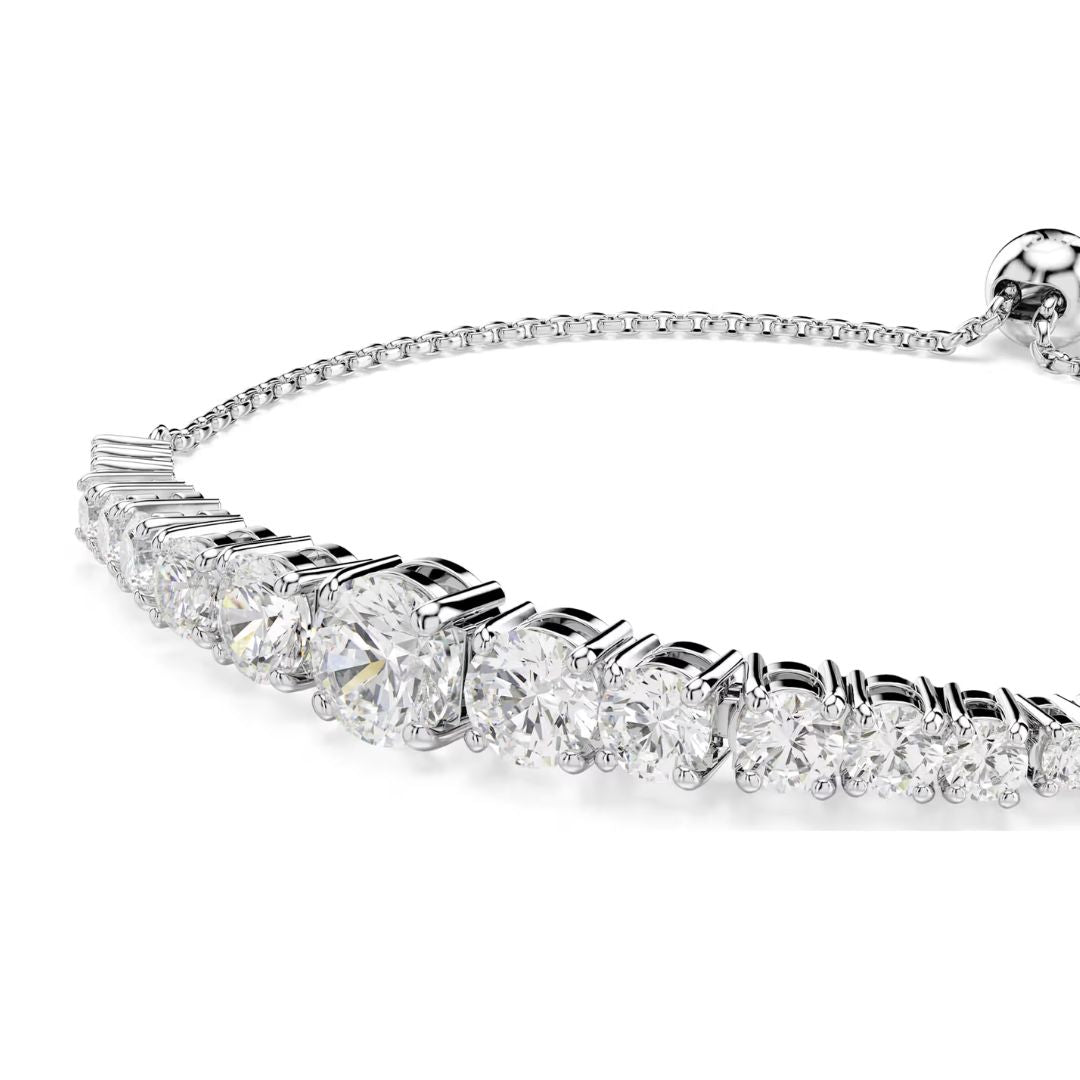 Swarovski Matrix rannekoru, vaalea metalli ja kirkkaat kristallit, 5690677