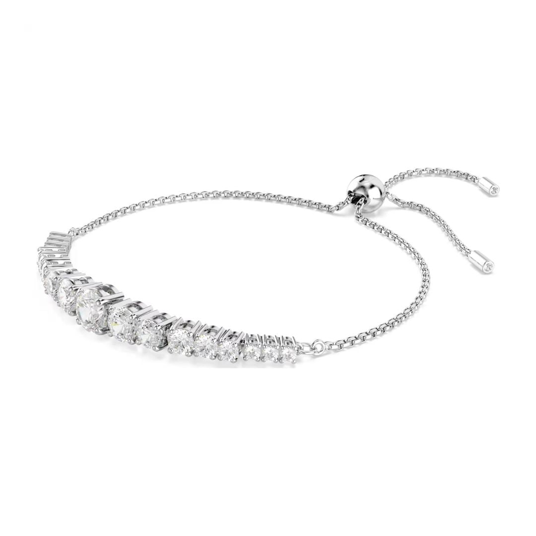 Swarovski Matrix rannekoru, vaalea metalli ja kirkkaat kristallit, 5690677