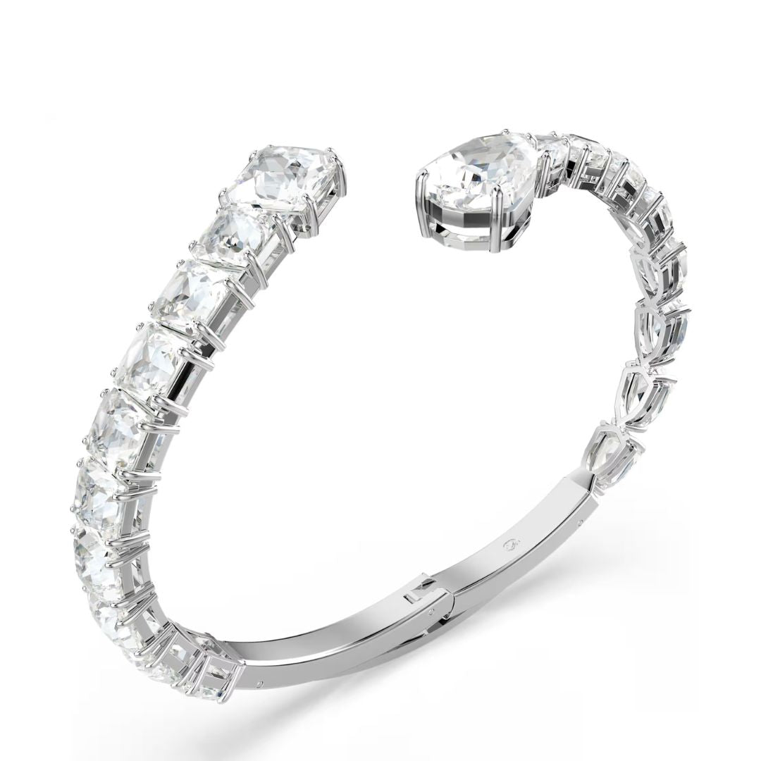 Swarovski Matrix rannekoru, vaalea metalli ja kirkkaat kristallit 5692527