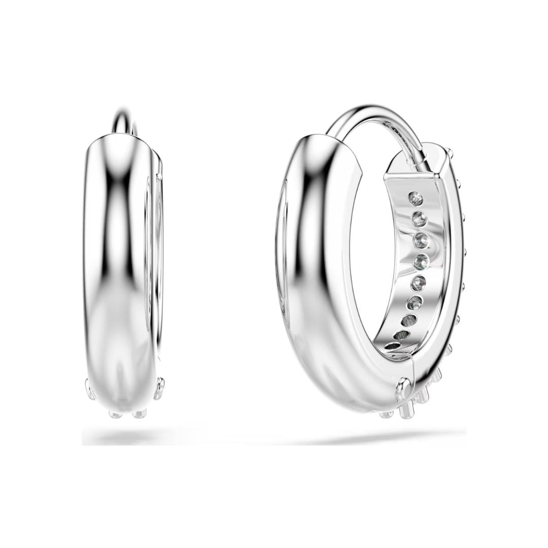 Swarovski Matrix rengaskorvakorut, vaalea metalli ja kirkkaat kristallit 5690670