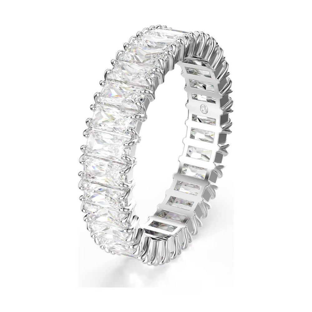 Swarovski Matrix sormus, vaalea ja kirkkaat kristallit