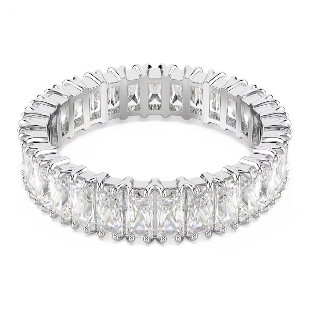 Swarovski Matrix sormus, vaalea ja kirkkaat kristallit