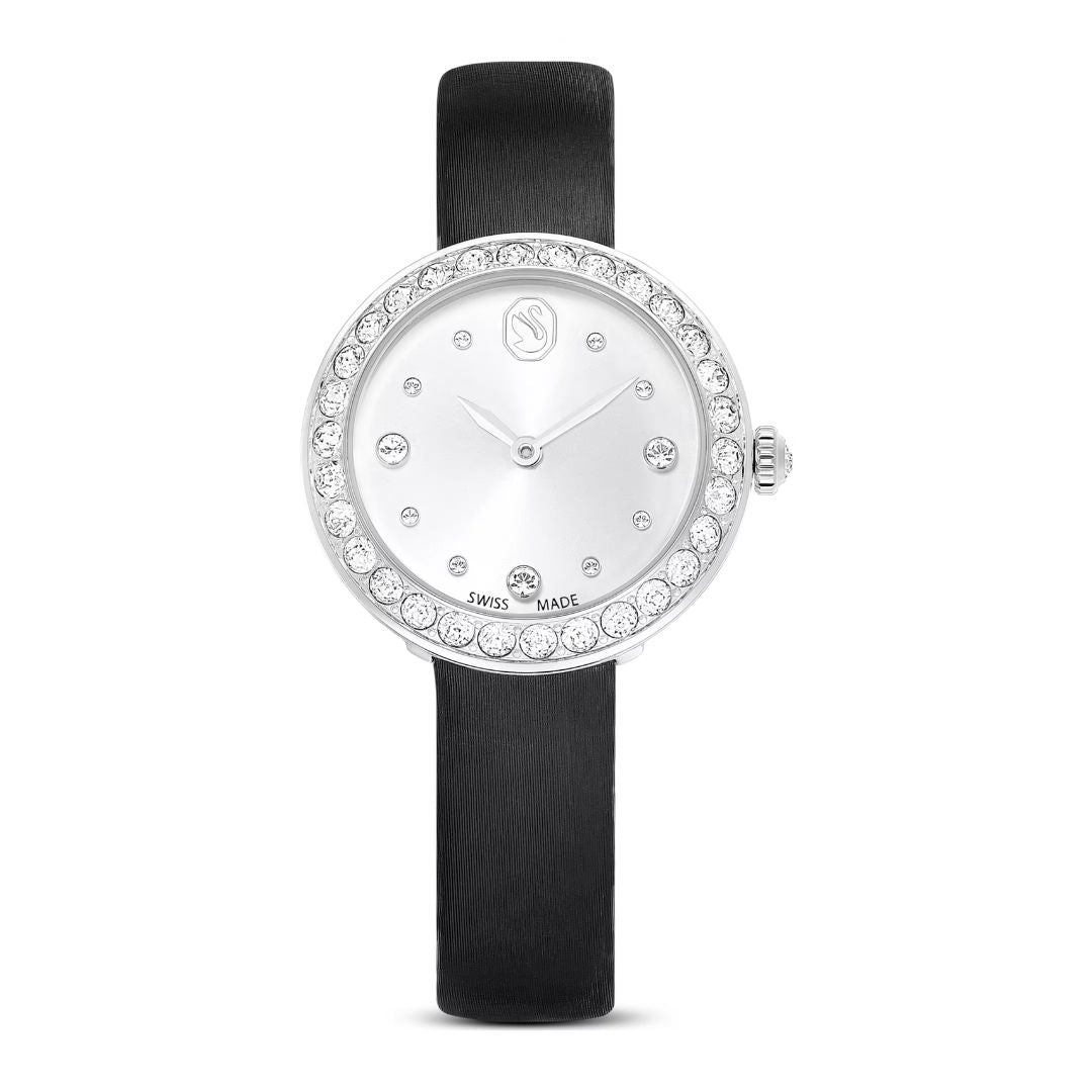 Swarovski Matrix Tennis Watch, Silver Color and White Crystals, 570666