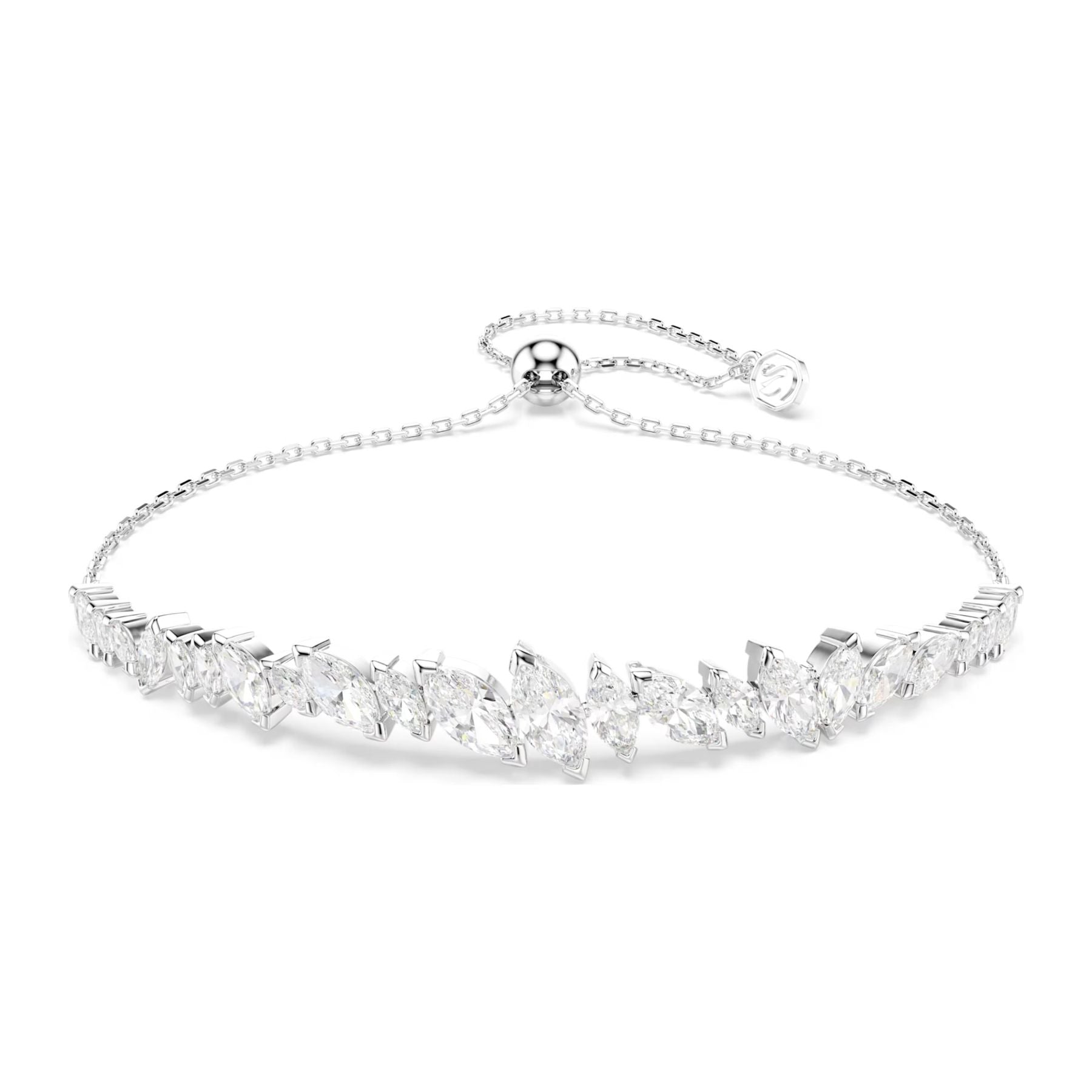 Swarovski Mesmera Bracelet, Rhodium Plated and Clear Zirconia, 5748650