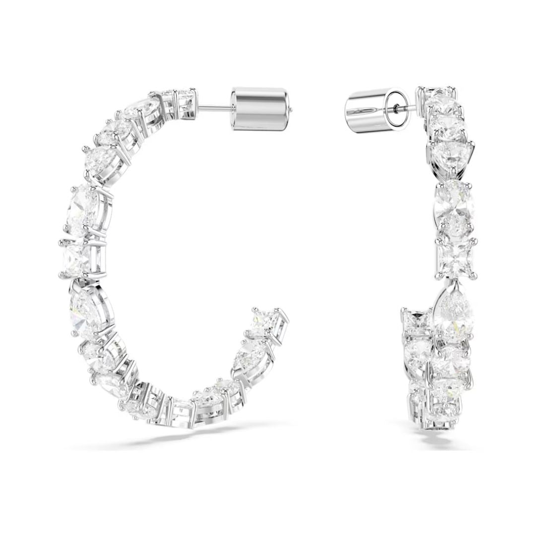 Swarovski Mesmera rengaskorvakorut, vaalea metalli ja kirkkaat kristallit 5672834
