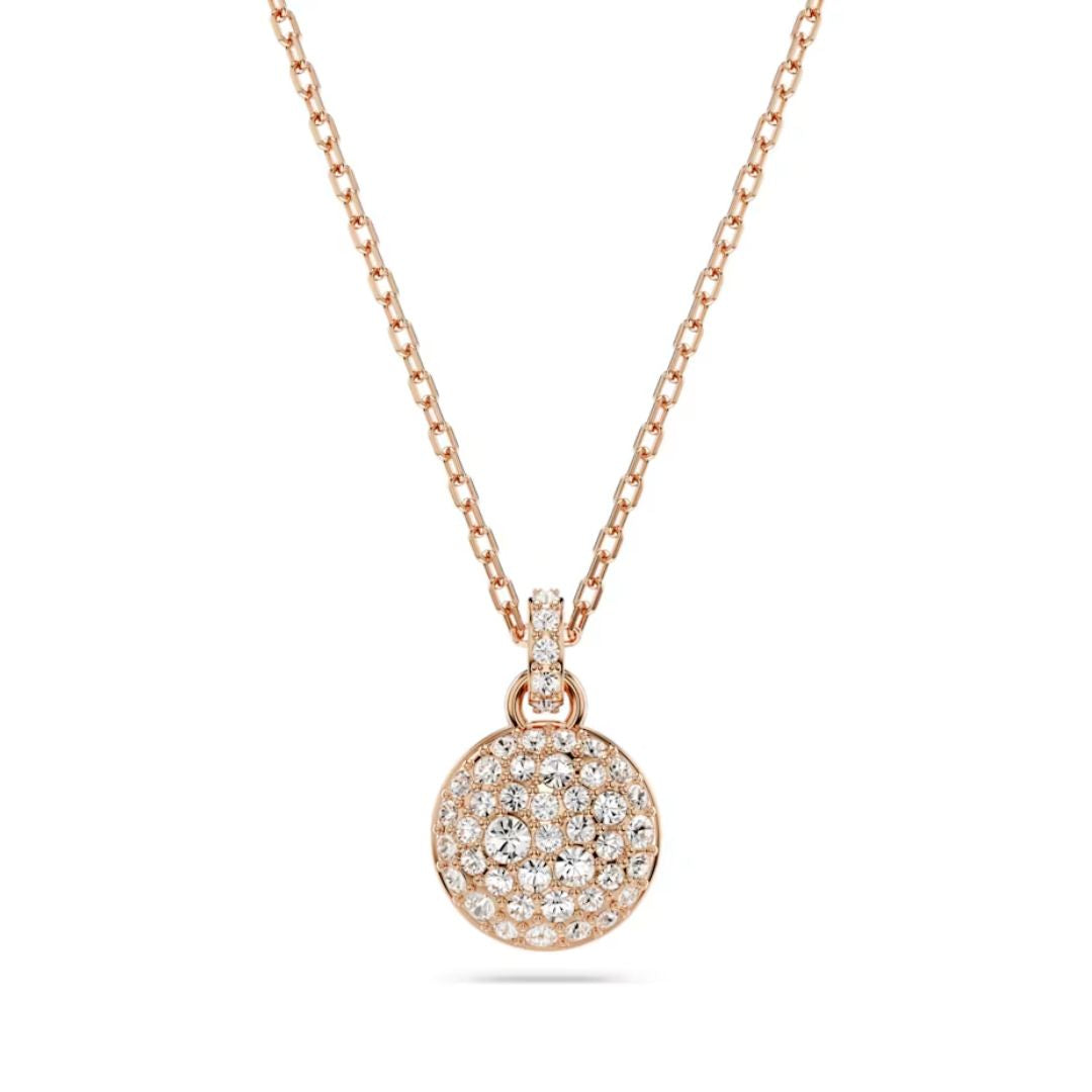 Swarovski Meteora riipus, ruusukullanvärinen ja kirkkaat kristallit 5683450