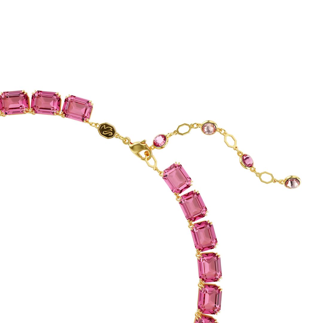 Swarovski Millenia kaulakoru, keltakullanväri ja pinkit kristallit 5683429