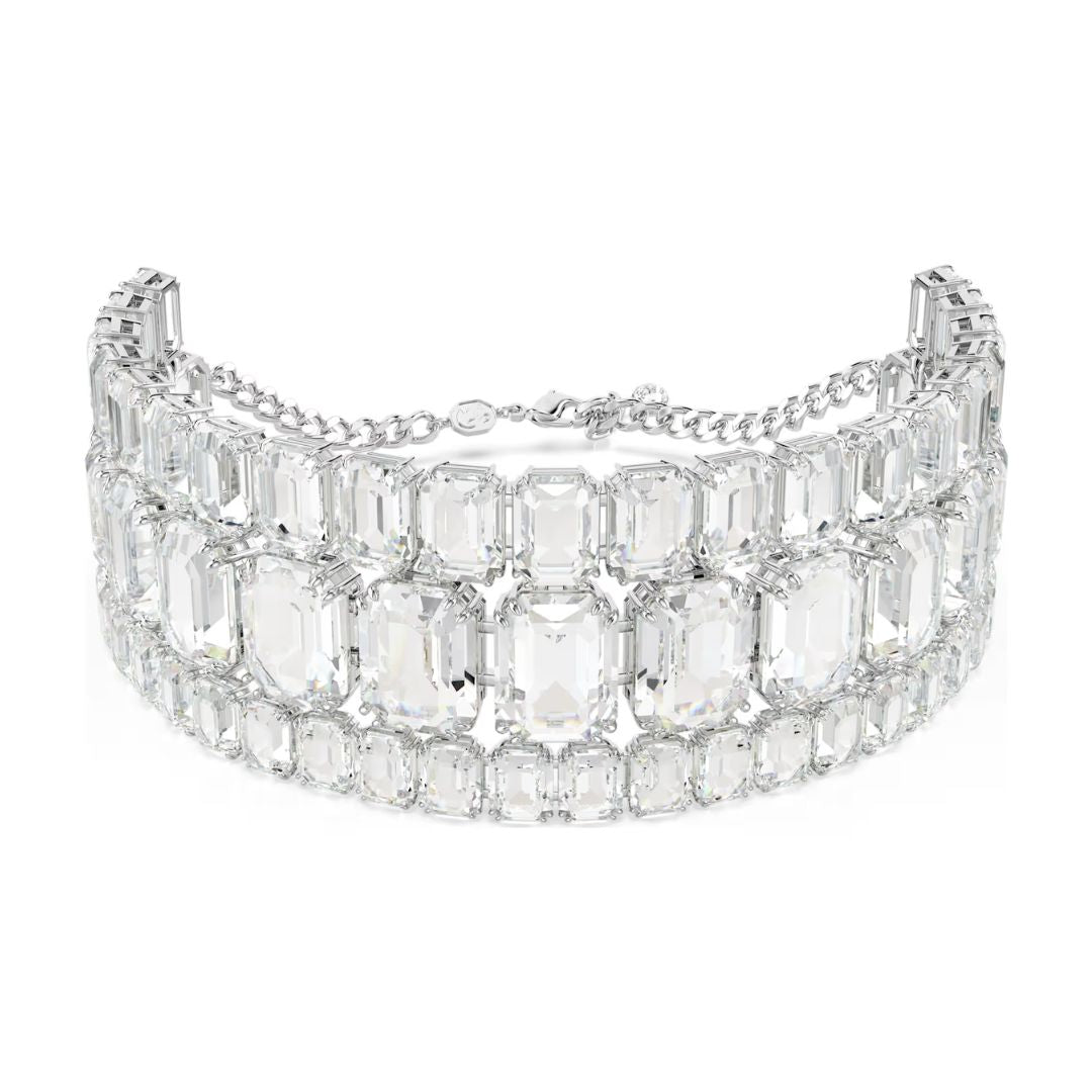 Swarovski Millenia kaulakoru, vaalea metalli ja kirkkaat kristallit 5696290