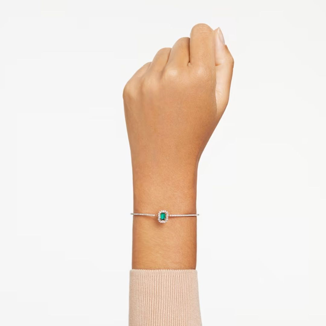 Swarovski Millenia rannekoru, ruusukullanväri ja vihreä kristalli 5650071