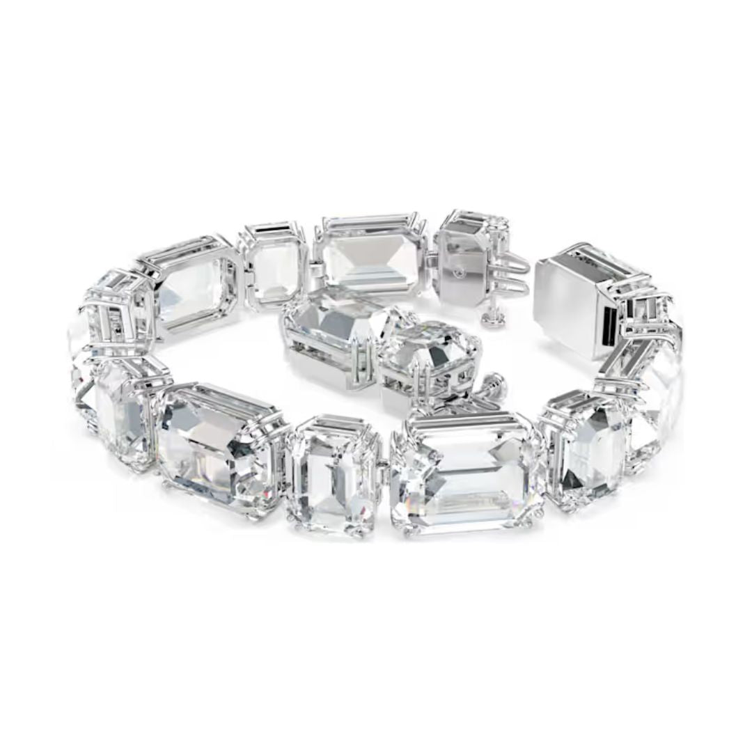 Swarovski Millenia rannekoru, vaalea metalli ja kirkkaat kristallit 5705770