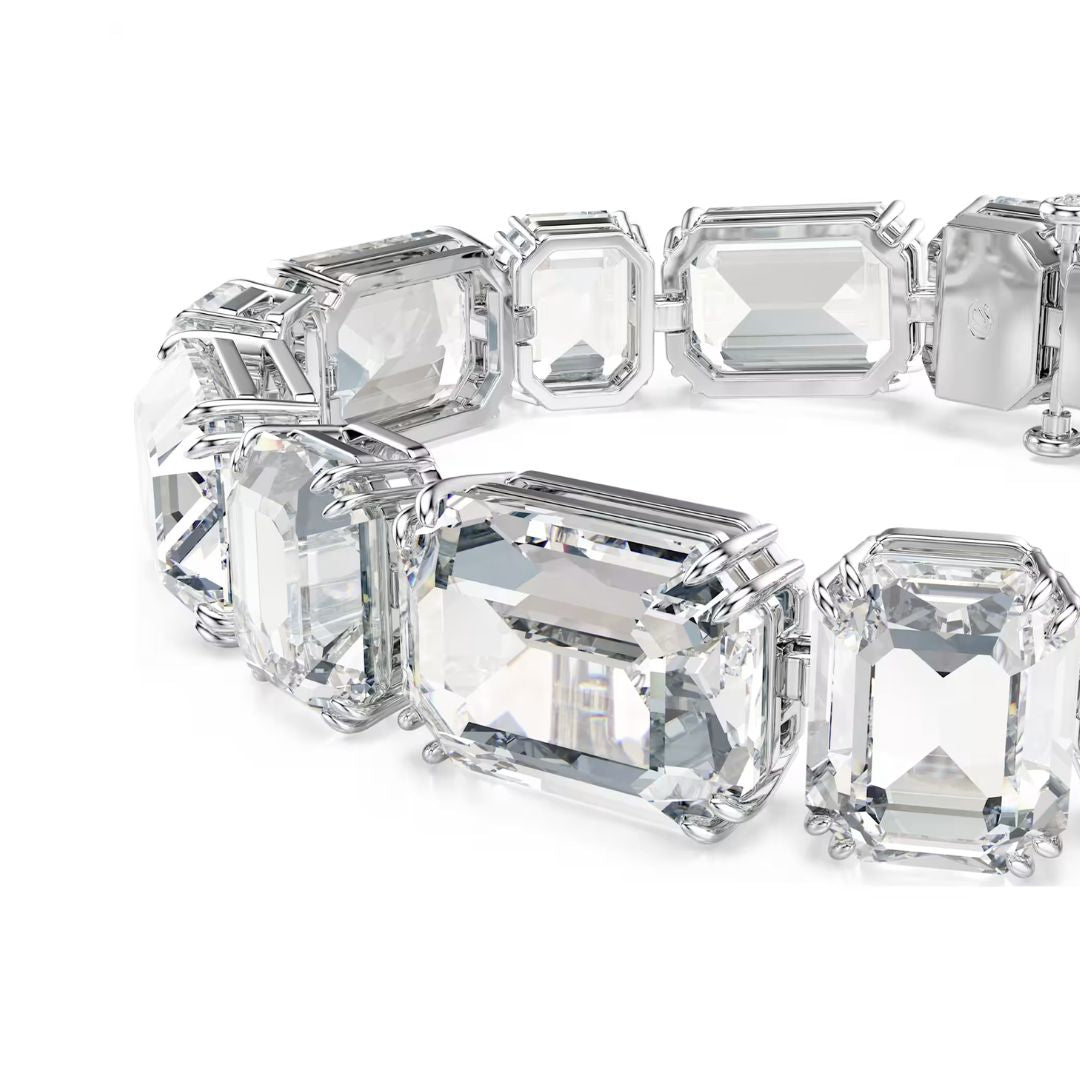 Swarovski Millenia rannekoru, vaalea metalli ja kirkkaat kristallit 5705770