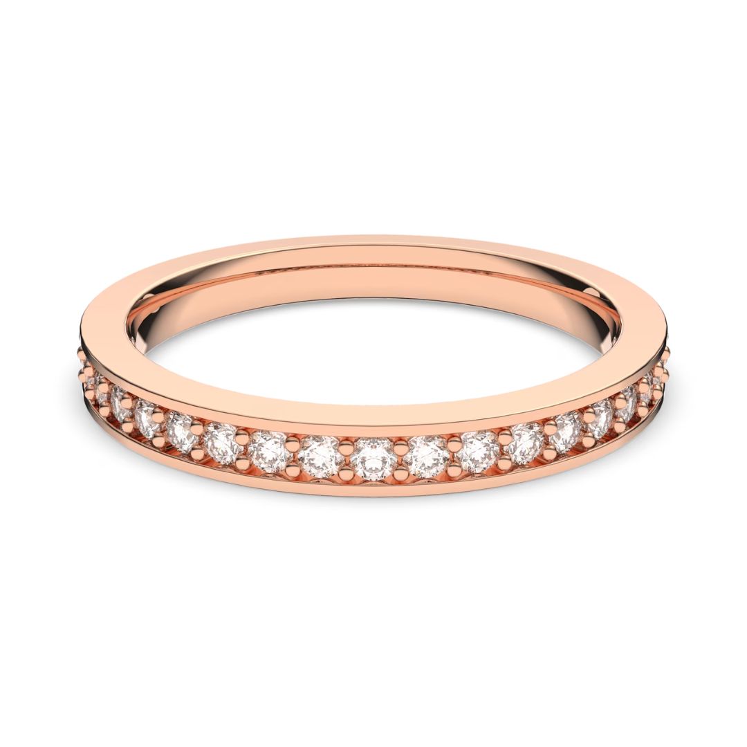 Swarovski Rare sormus, ruusukullanväri ja kirkkaat kristallit, 5032898