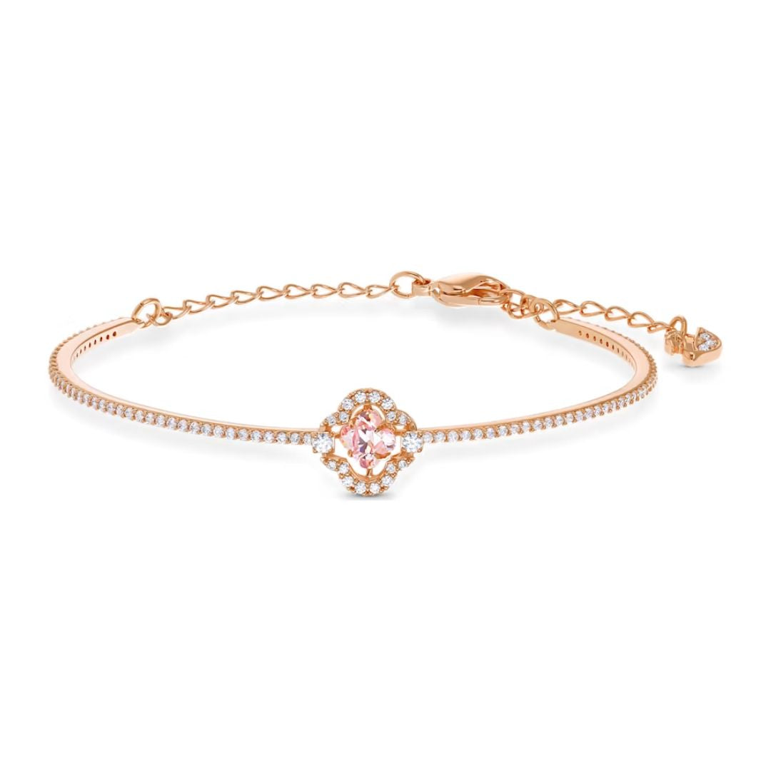 Swarovski Sparkling Dance Bracelet, Rose Gold-Tone and Pink Crystal 55