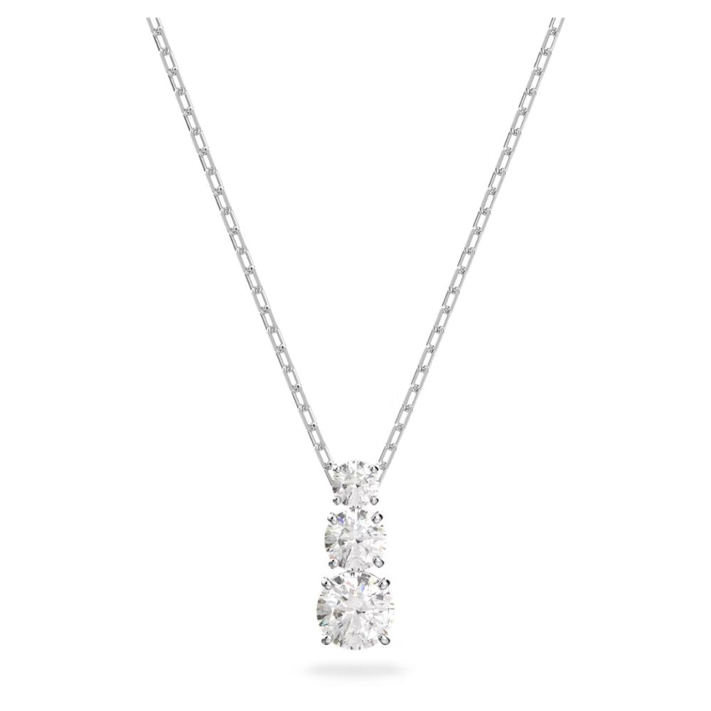 Swarovski Stilla Attract Trilogy crystal pendant, clear