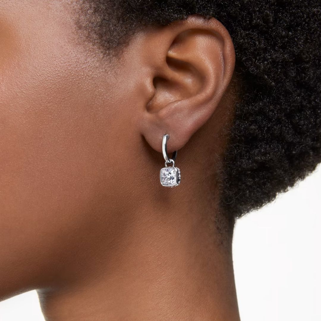 Swarovski Stilla korvakorut, vaalea metalli ja kirkas kristalli, 5662919