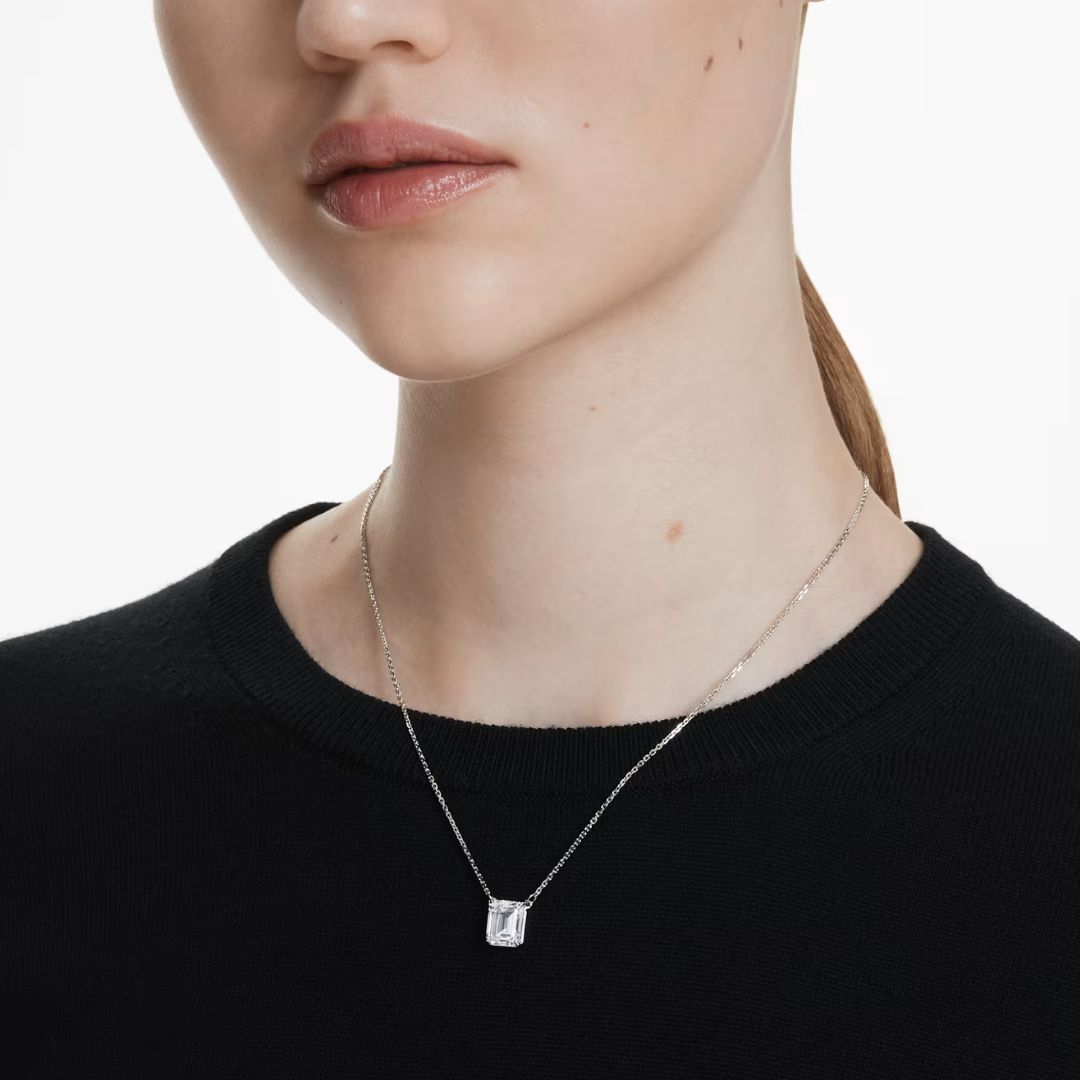 Swarovski Stilla riipus, vaalea metalli ja kirkas zirkoni 5693405