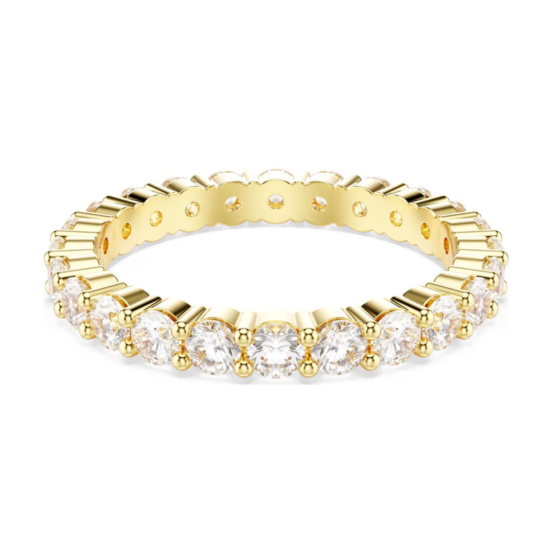 Swarovski Stilla sormus, keltakullanvärinen ja kirkkaat kristallit