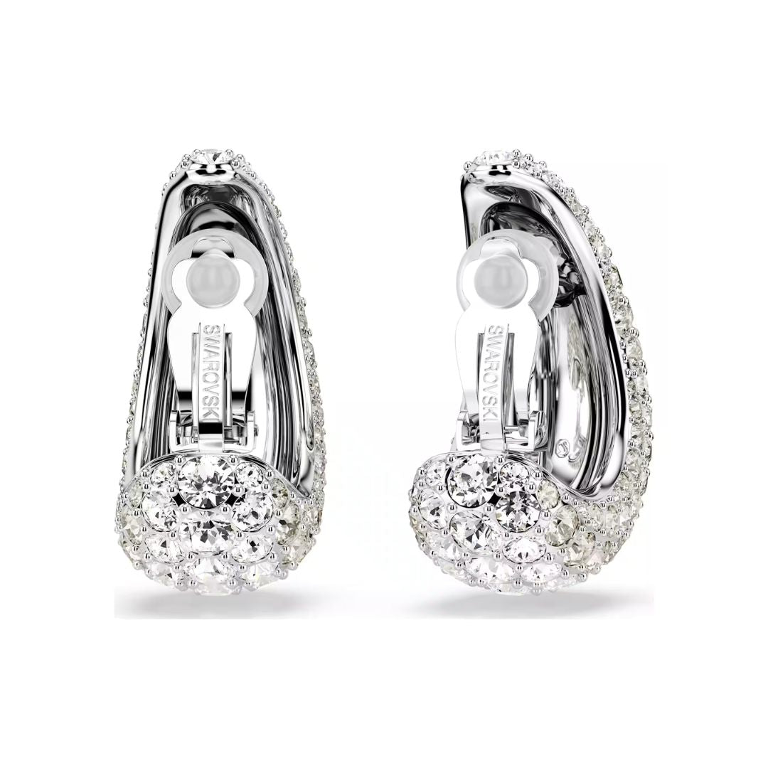 Swarovski Sublima Clip korvakorut, vaalea metalli ja kirkkaat kristallit 5699564
