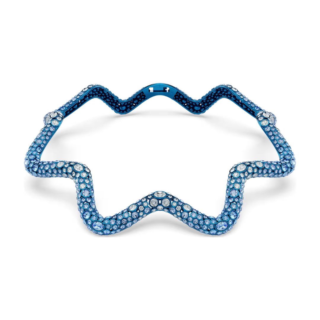 Swarovski Sublima Necklace, Blue and White Crystals 5699521