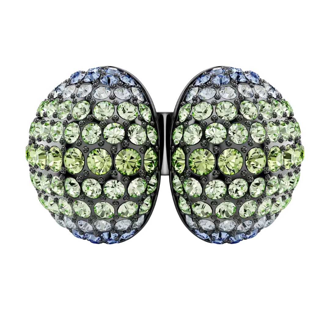 Swarovski Sublima Ring, Ruthenium-Plated and Multicolored Crystals