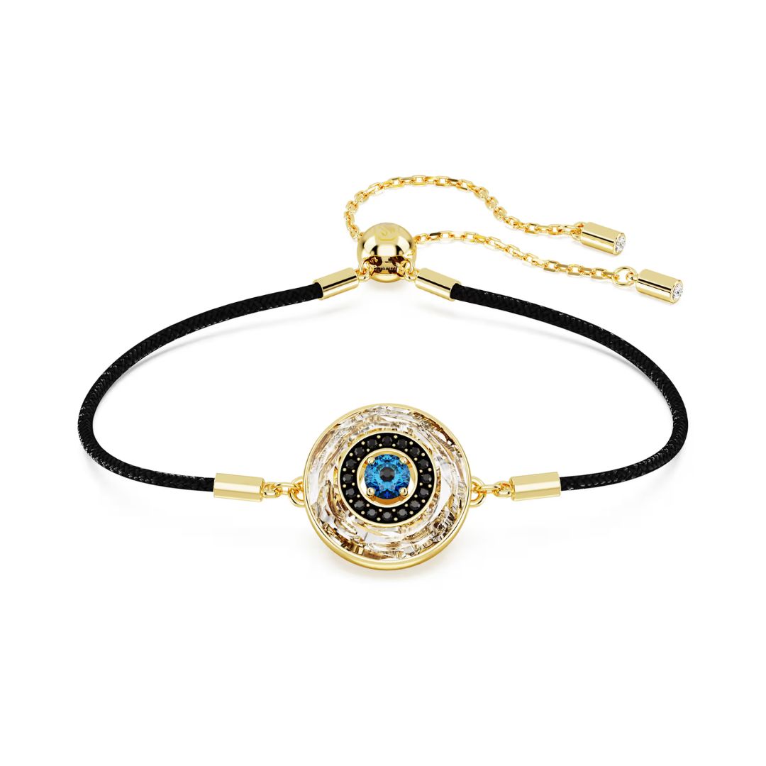 Swarovski Symbolica Evil Eye, Yellow Gold-Tone and Multicolored Crysta