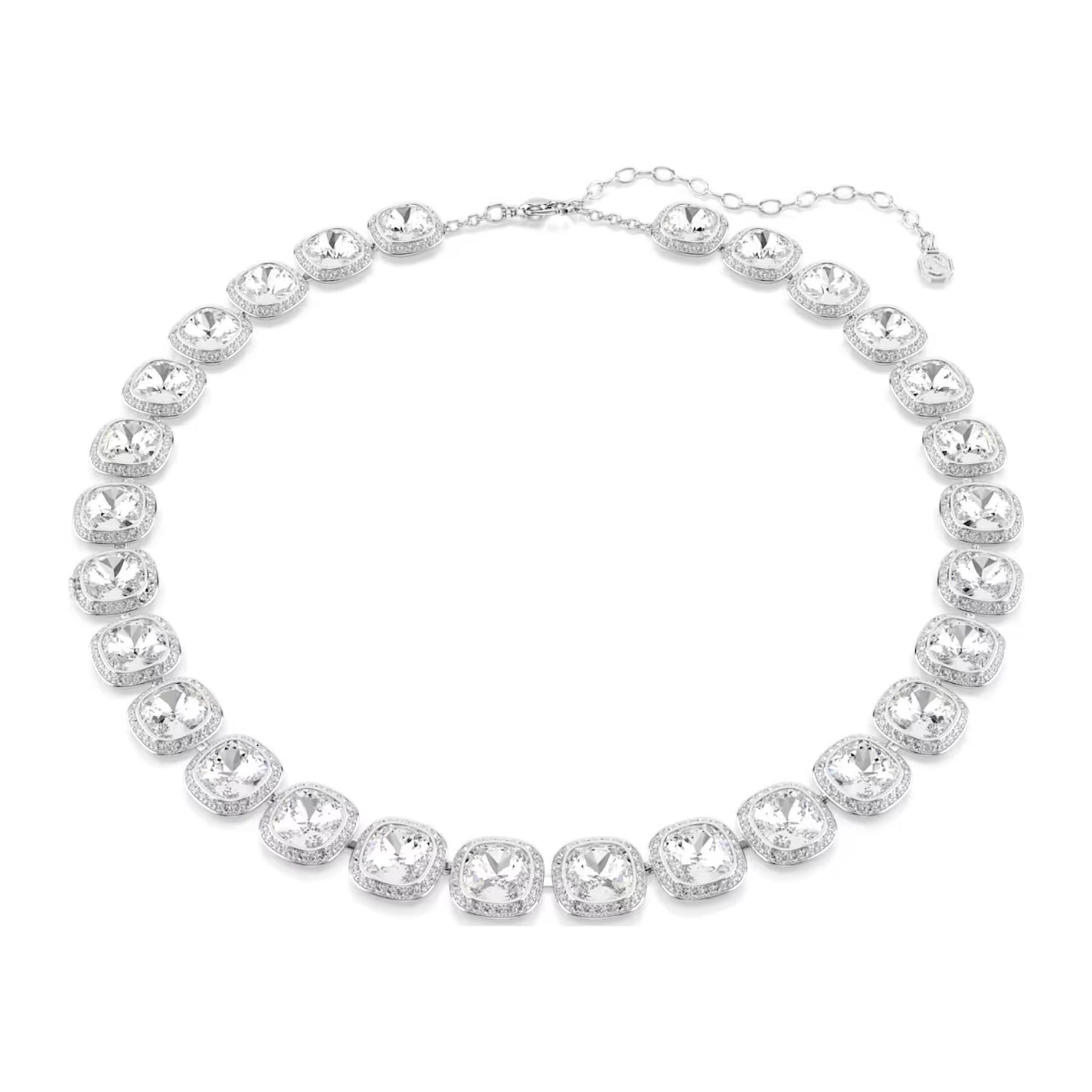Swarovski Una Angelic Necklace, Rhodium Plated and Clear Crystals, 575