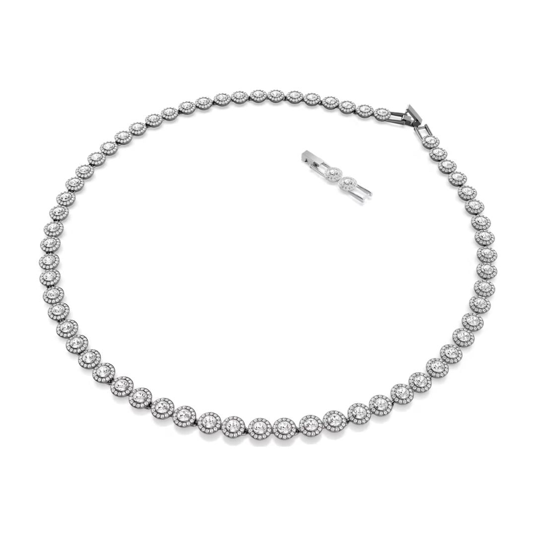 Swarovski Una Angelic kaulakoru, tumma metalli ja kirkkaat kristallit, 5681057