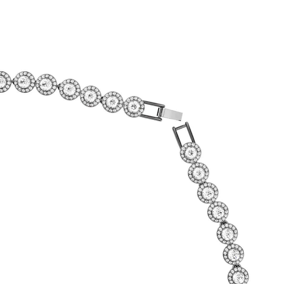 Swarovski Una Angelic kaulakoru, tumma metalli ja kirkkaat kristallit, 5681057